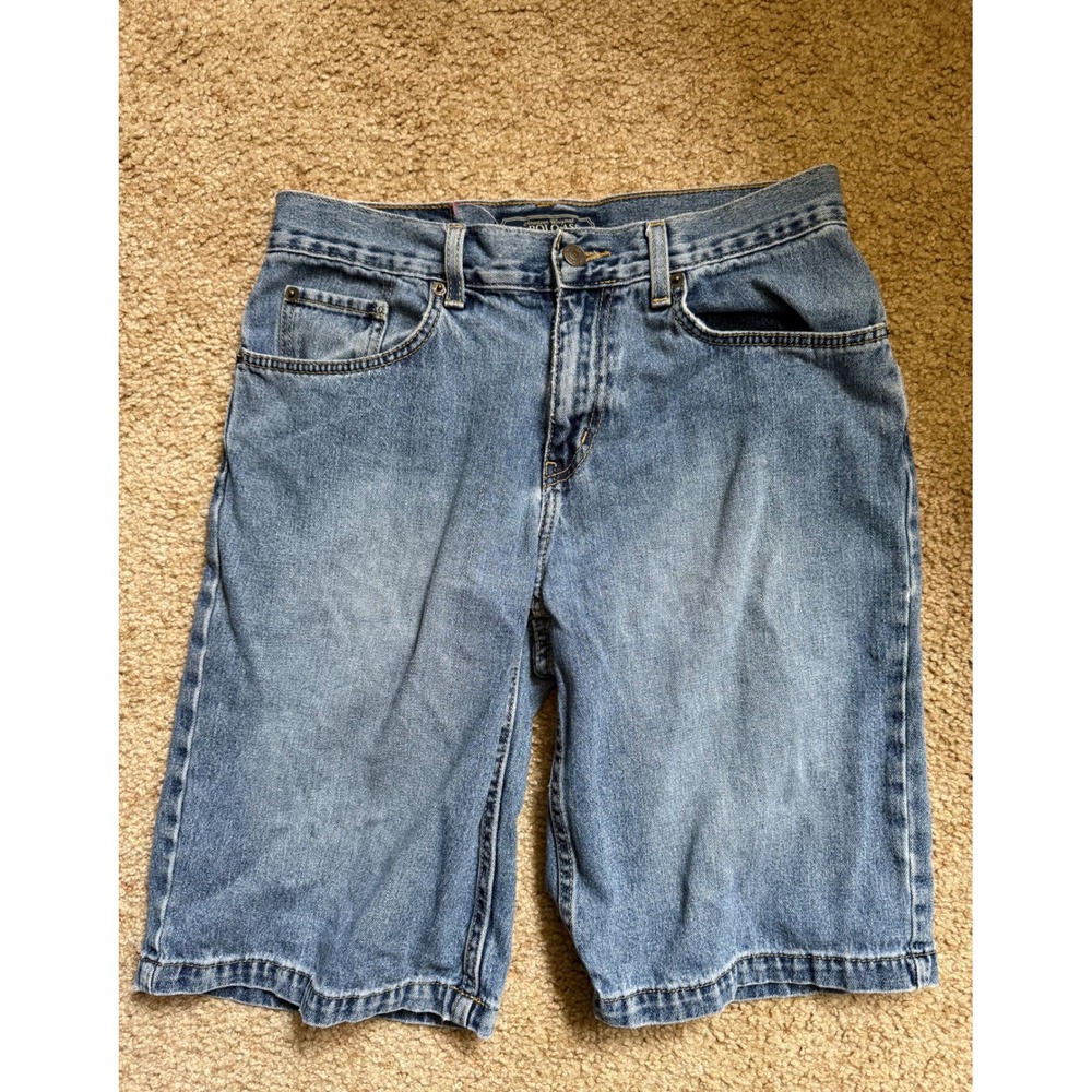 Y2k U.S. Polo Assn. Mens Denim Shorts American Original Size W30 Blue‎ Jean